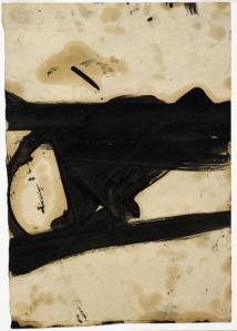 Franz Kline (1910–1962)  Study for Accent Grave, 1954  Oil wash on paper © 2012 The Franz Kline Estate/Artists Rights Society (ARS), New York 