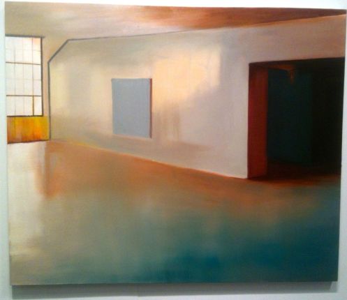 Shirley Irons Greene Naftali, 20011 Oil on Canvas At Gallery Lusiotti, Santa Monica 