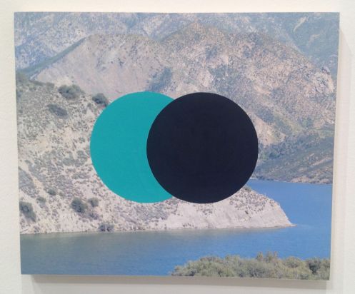 James Hyde at Luis de Jesus Channels, 2014 Acrylic Dispersion on archival pigment print, 17 x 20 inches